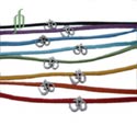 Hindi Om Fusskette oder Om Armband SET of 8