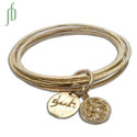 Ganesh Aum Bangles Armb�nder aufbereiteter Messing
