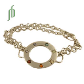 "Circle of Happiness" Chakra Armband