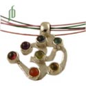 7 Chakra Om Collier